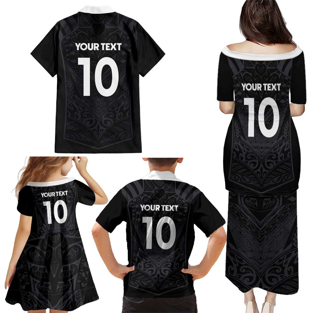 Custom Aotearoa Rugby Family Matching Puletasi and Hawaiian Shirt The Blacks-Sporty T90 Style - Aussie Hoodie