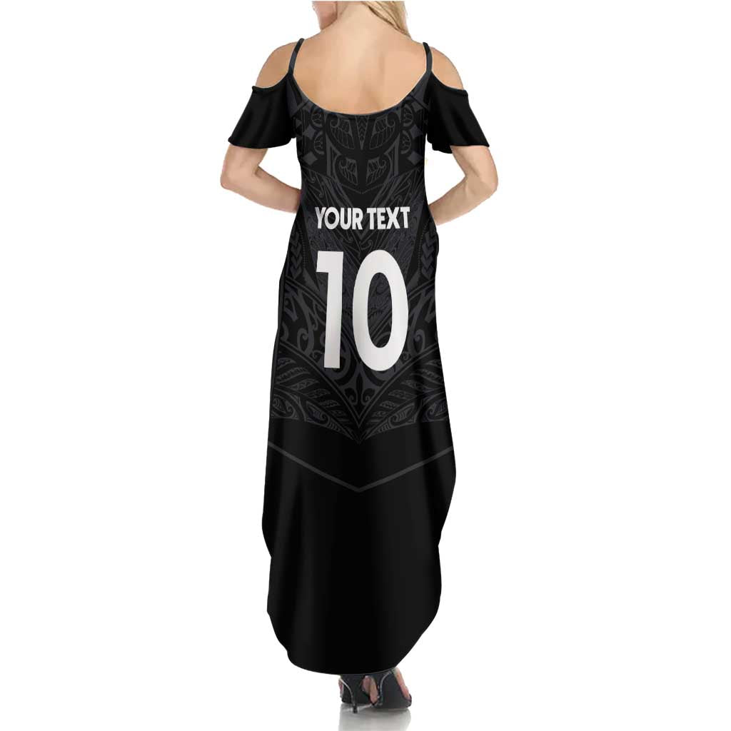 Custom Aotearoa Rugby Family Matching Summer Maxi Dress and Hawaiian Shirt The Blacks-Sporty T90 Style - Aussie Hoodie
