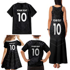 Custom Aotearoa Rugby Family Matching Tank Maxi Dress and Hawaiian Shirt The Blacks-Sporty T90 Style - Aussie Hoodie