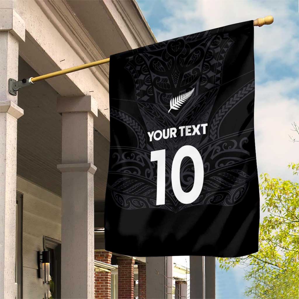 Custom Aotearoa Rugby Garden Flag The Blacks-Sporty T90 Style - Aussie Hoodie