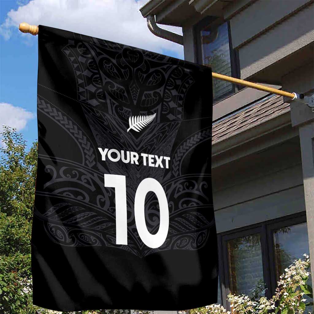 Custom Aotearoa Rugby Garden Flag The Blacks-Sporty T90 Style - Aussie Hoodie