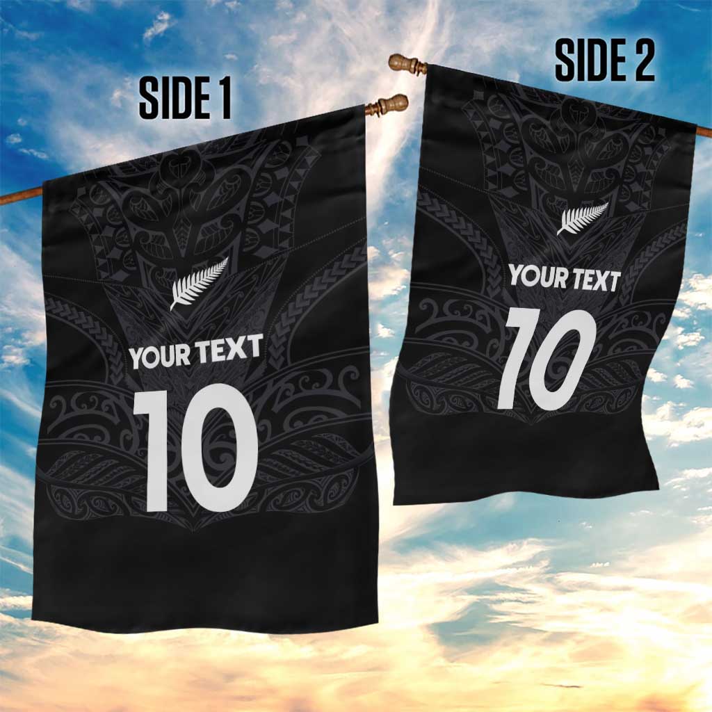 Custom Aotearoa Rugby Garden Flag The Blacks-Sporty T90 Style - Aussie Hoodie