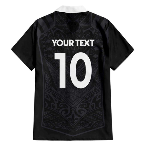 Custom Aotearoa Rugby Hawaiian Shirt The Blacks-Sporty T90 Style - Aussie Hoodie