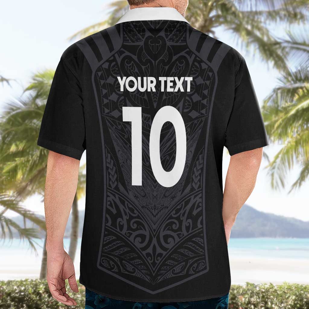 Custom Aotearoa Rugby Hawaiian Shirt The Blacks-Sporty T90 Style - Aussie Hoodie