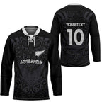 Custom Aotearoa Rugby Hockey Jersey The Blacks-Sporty T90 Style - Aussie Hoodie