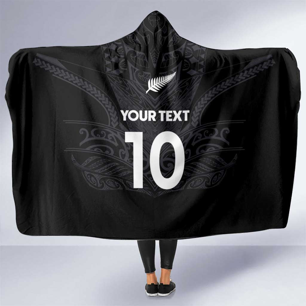 Custom Aotearoa Rugby Hooded Blanket The Blacks-Sporty T90 Style - Aussie Hoodie
