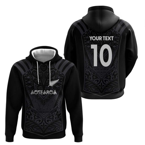 Custom Aotearoa Rugby Hoodie The Blacks-Sporty T90 Style - Aussie Hoodie