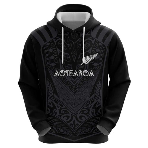 Custom Aotearoa Rugby Hoodie The Blacks-Sporty T90 Style - Aussie Hoodie
