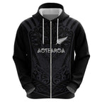 Custom Aotearoa Rugby Hoodie The Blacks-Sporty T90 Style - Aussie Hoodie