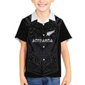 Custom Aotearoa Rugby Kid Hawaiian Shirt The Blacks-Sporty T90 Style - Aussie Hoodie