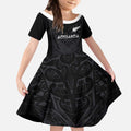 Custom Aotearoa Rugby Kid Short Sleeve Dress The Blacks-Sporty T90 Style - Aussie Hoodie