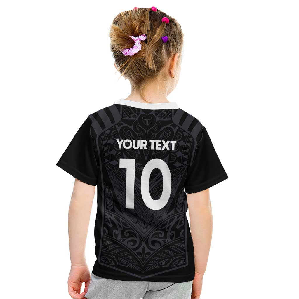 Custom Aotearoa Rugby Kid T Shirt The Blacks-Sporty T90 Style - Aussie Hoodie