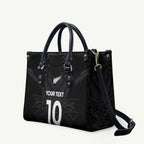 Custom Aotearoa Rugby Leather Bag The Blacks-Sporty T90 Style - Aussie Hoodie
