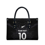 Custom Aotearoa Rugby Leather Bag The Blacks-Sporty T90 Style - Aussie Hoodie
