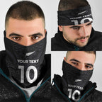 Custom Aotearoa Rugby Neck Gaiter The Blacks-Sporty T90 Style - Aussie Hoodie