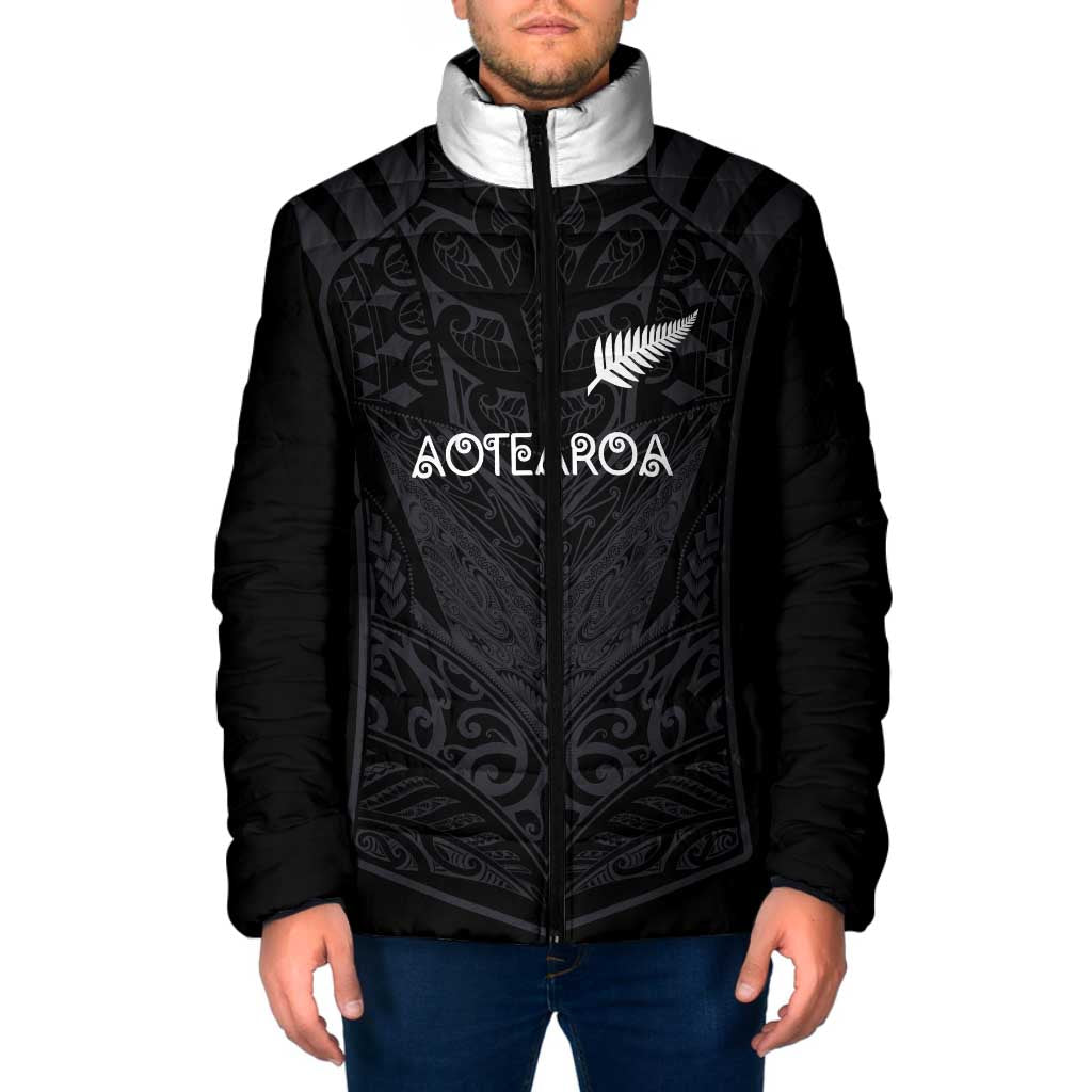 Custom Aotearoa Rugby Padded Jacket The Blacks-Sporty T90 Style - Aussie Hoodie