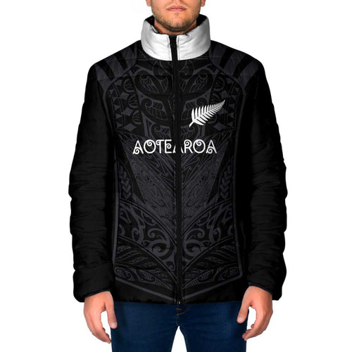 Custom Aotearoa Rugby Padded Jacket The Blacks-Sporty T90 Style - Aussie Hoodie