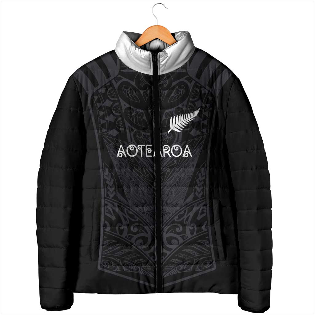 Custom Aotearoa Rugby Padded Jacket The Blacks-Sporty T90 Style - Aussie Hoodie
