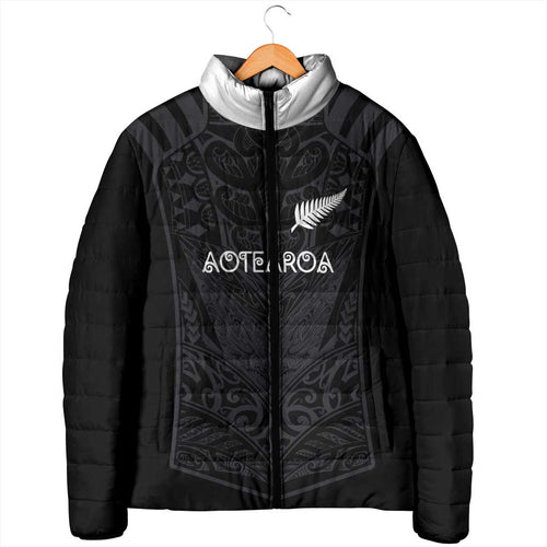 Custom Aotearoa Rugby Padded Jacket The Blacks-Sporty T90 Style - Aussie Hoodie
