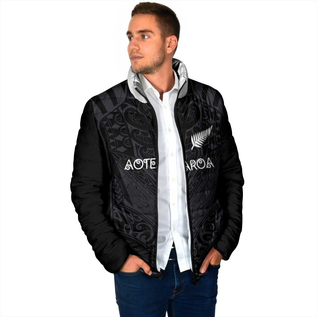 Custom Aotearoa Rugby Padded Jacket The Blacks-Sporty T90 Style - Aussie Hoodie