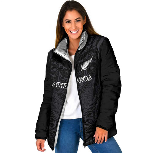 Custom Aotearoa Rugby Padded Jacket The Blacks-Sporty T90 Style - Aussie Hoodie