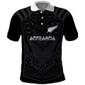 Custom Aotearoa Rugby Polo Shirt The Blacks-Sporty T90 Style - Aussie Hoodie