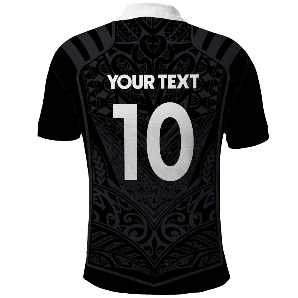 Custom Aotearoa Rugby Polo Shirt The Blacks-Sporty T90 Style - Aussie Hoodie