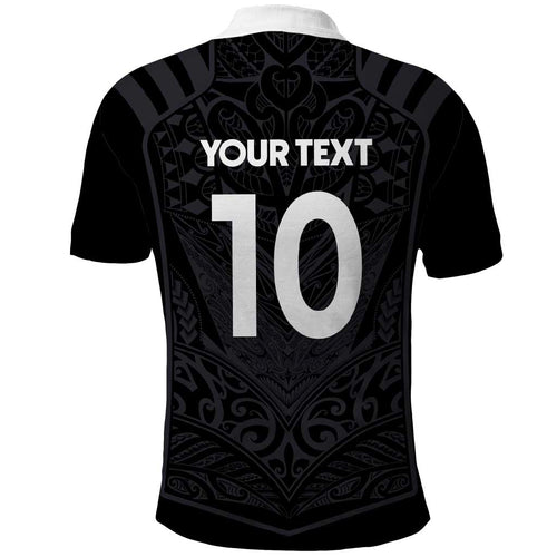 Custom Aotearoa Rugby Polo Shirt The Blacks-Sporty T90 Style - Aussie Hoodie