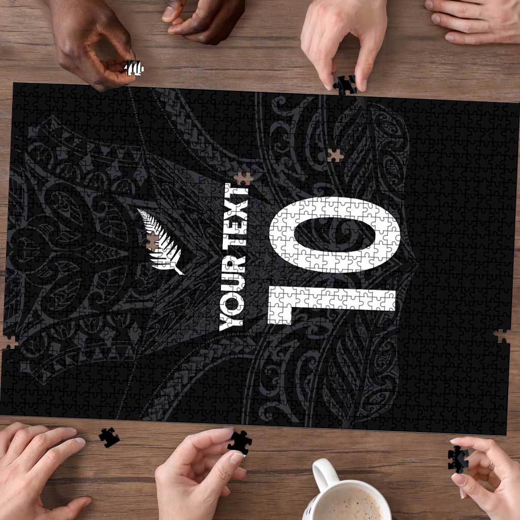 Custom Aotearoa Rugby Puzzle The Blacks-Sporty T90 Style - Aussie Hoodie