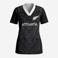 Custom Aotearoa Rugby Scrub Top The Blacks-Sporty T90 Style - Aussie Hoodie