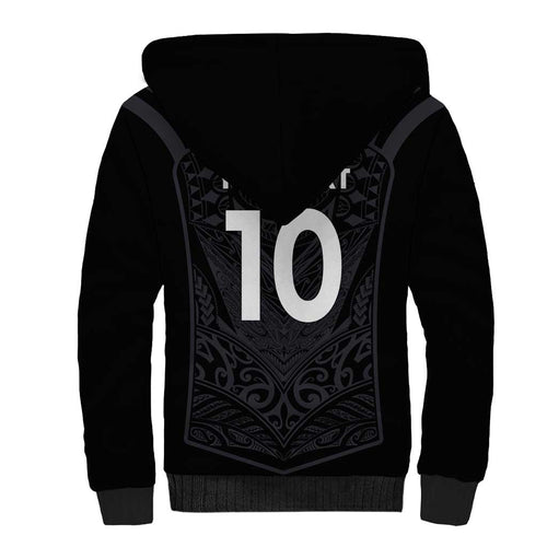 Custom Aotearoa Rugby Sherpa Hoodie The Blacks-Sporty T90 Style - Aussie Hoodie