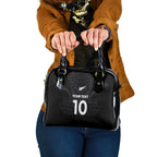 Custom Aotearoa Rugby Shoulder Handbag The Blacks-Sporty T90 Style - Aussie Hoodie