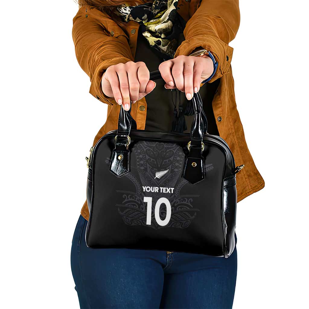 Custom Aotearoa Rugby Shoulder Handbag The Blacks-Sporty T90 Style - Aussie Hoodie