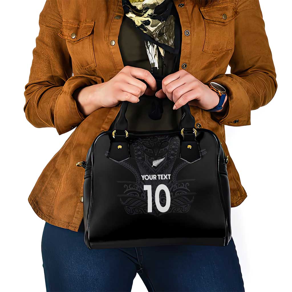 Custom Aotearoa Rugby Shoulder Handbag The Blacks-Sporty T90 Style - Aussie Hoodie