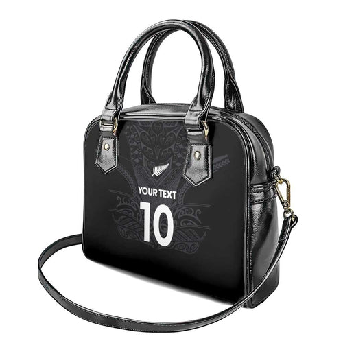 Custom Aotearoa Rugby Shoulder Handbag The Blacks-Sporty T90 Style - Aussie Hoodie
