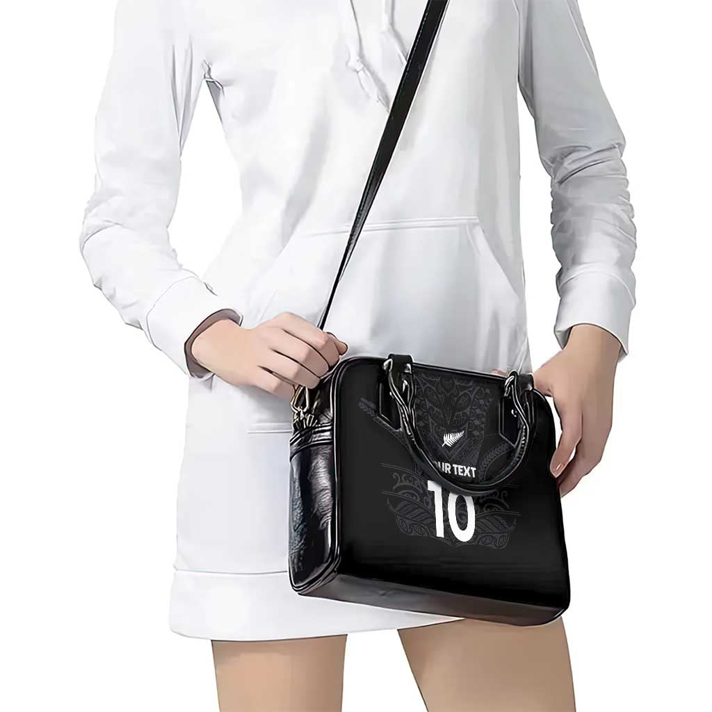 Custom Aotearoa Rugby Shoulder Handbag The Blacks-Sporty T90 Style - Aussie Hoodie