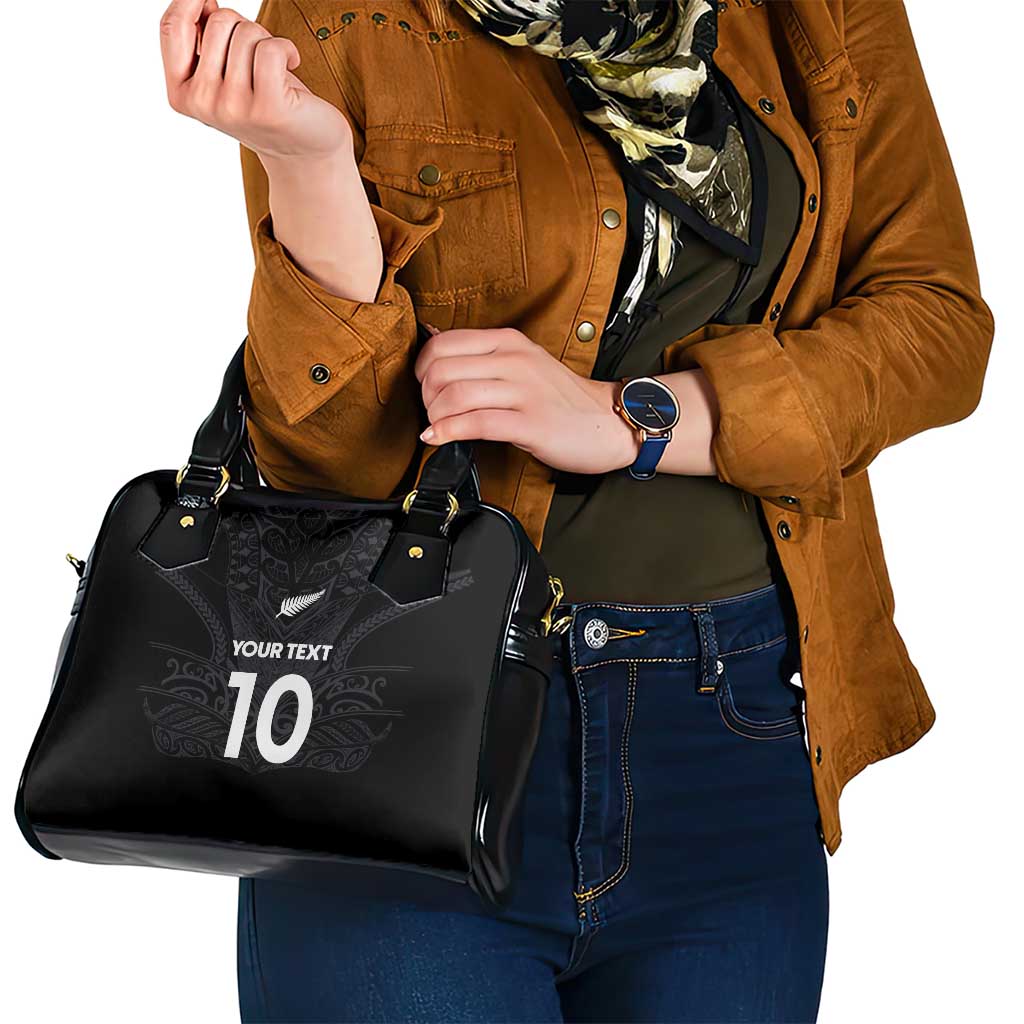 Custom Aotearoa Rugby Shoulder Handbag The Blacks-Sporty T90 Style - Aussie Hoodie