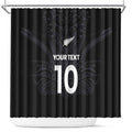 Custom Aotearoa Rugby Shower Curtain The Blacks-Sporty T90 Style - Aussie Hoodie