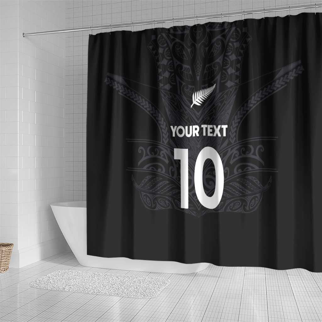 Custom Aotearoa Rugby Shower Curtain The Blacks-Sporty T90 Style - Aussie Hoodie