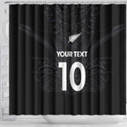 Custom Aotearoa Rugby Shower Curtain The Blacks-Sporty T90 Style - Aussie Hoodie