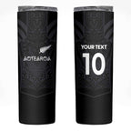 Custom Aotearoa Rugby Skinny Tumbler The Blacks-Sporty T90 Style - Aussie Hoodie