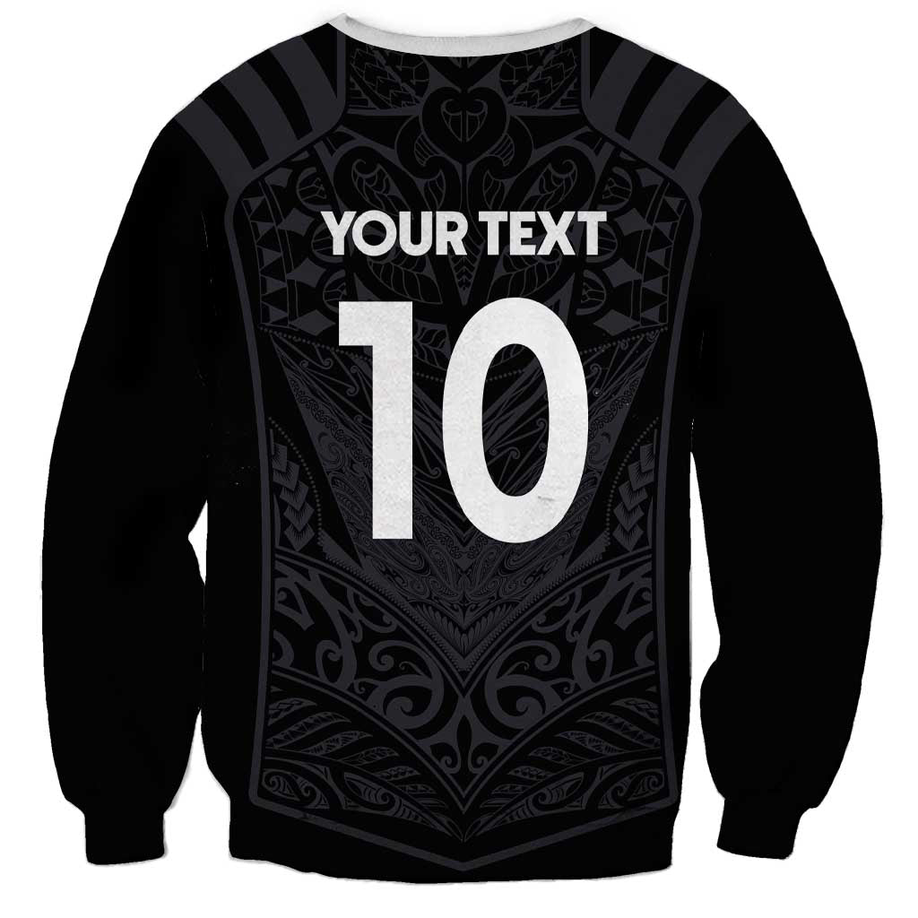 Custom Aotearoa Rugby Sweatshirt The Blacks-Sporty T90 Style - Aussie Hoodie