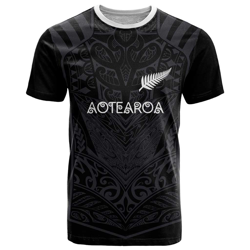 Custom Aotearoa Rugby T Shirt The Blacks-Sporty T90 Style - Aussie Hoodie