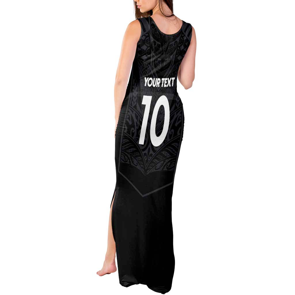 Custom Aotearoa Rugby Tank Maxi Dress The Blacks-Sporty T90 Style - Aussie Hoodie