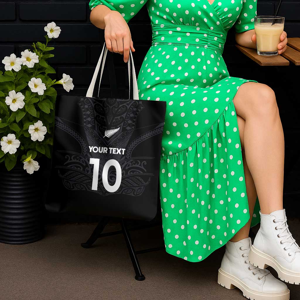 Custom Aotearoa Rugby Tote Bag The Blacks-Sporty T90 Style - Aussie Hoodie