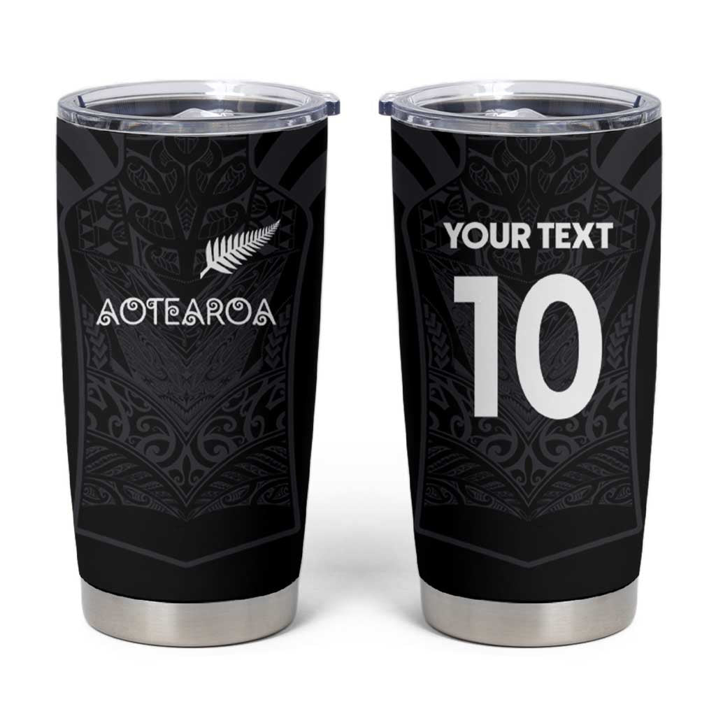 Custom Aotearoa Rugby Tumbler Cup The Blacks-Sporty T90 Style - Aussie Hoodie