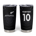Custom Aotearoa Rugby Tumbler Cup The Blacks-Sporty T90 Style - Aussie Hoodie