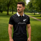Custom Aotearoa Rugby Zipper Polo Shirt The Blacks-Sporty T90 Style - Aussie Hoodie