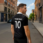 Custom Aotearoa Rugby Zipper Polo Shirt The Blacks-Sporty T90 Style - Aussie Hoodie