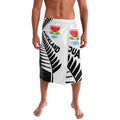New Zealand Auckland Lavalava Auckland's Emblem and Silver Ferns - Maori Art Tattoo